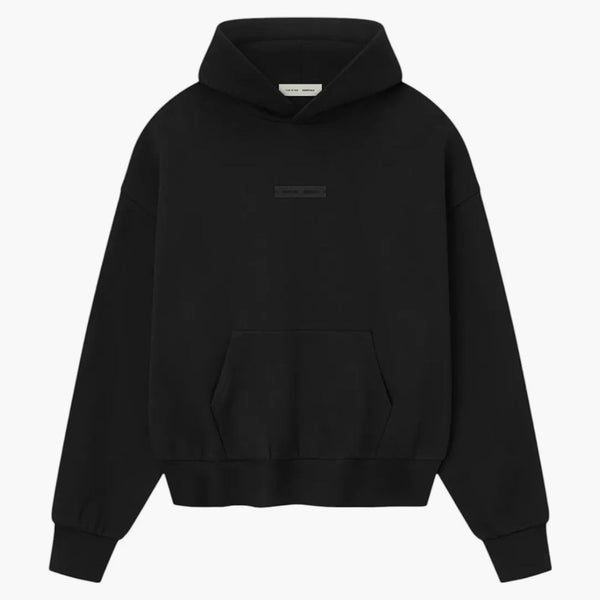 Fear Of God Essentials Classic Fleece Hoodie Jet Black