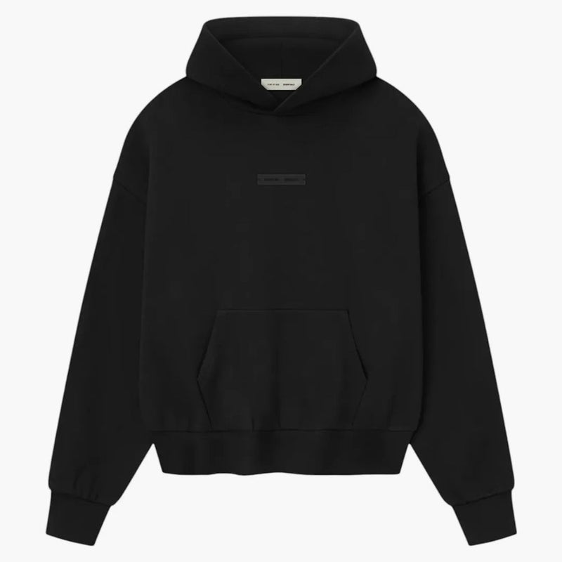 Fear Of God Essentials Classic Fleece Hoodie Jet Black
