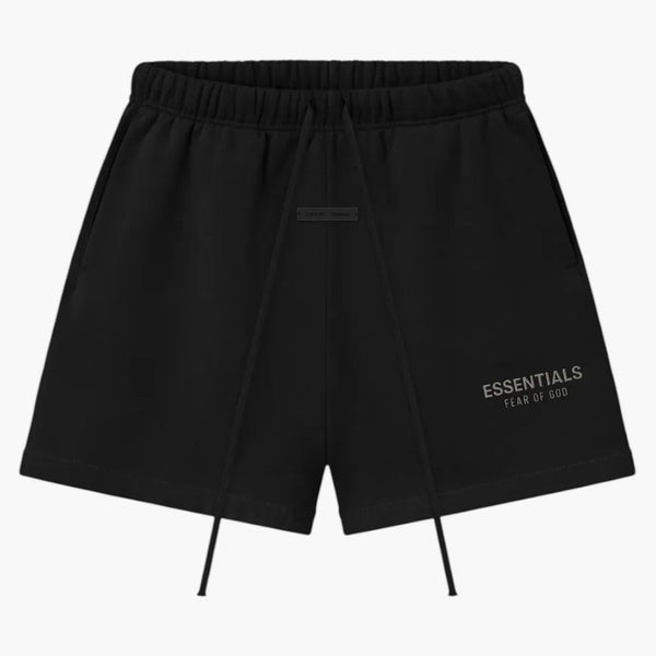 Fear Of God Essentials Classic Fleece Sweatshort Jet Black
