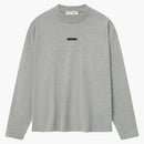 Fear Of God Essentials Classic Long Sleeve Tee Concrete Heather