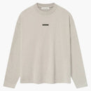 Fear Of God Essentials Classic Long Sleeve Tee Heather Stone