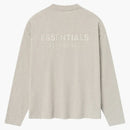Fear Of God Essentials Classic Long Sleeve Tee Heather Stone