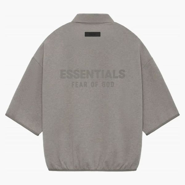 Rädsla för Gud Essentials Core Collection 3/4 Sleeve Polo Heather Grey