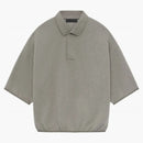 Fear of God Essentials Core Collection 3/4 Sleeve Polo Heather Gray