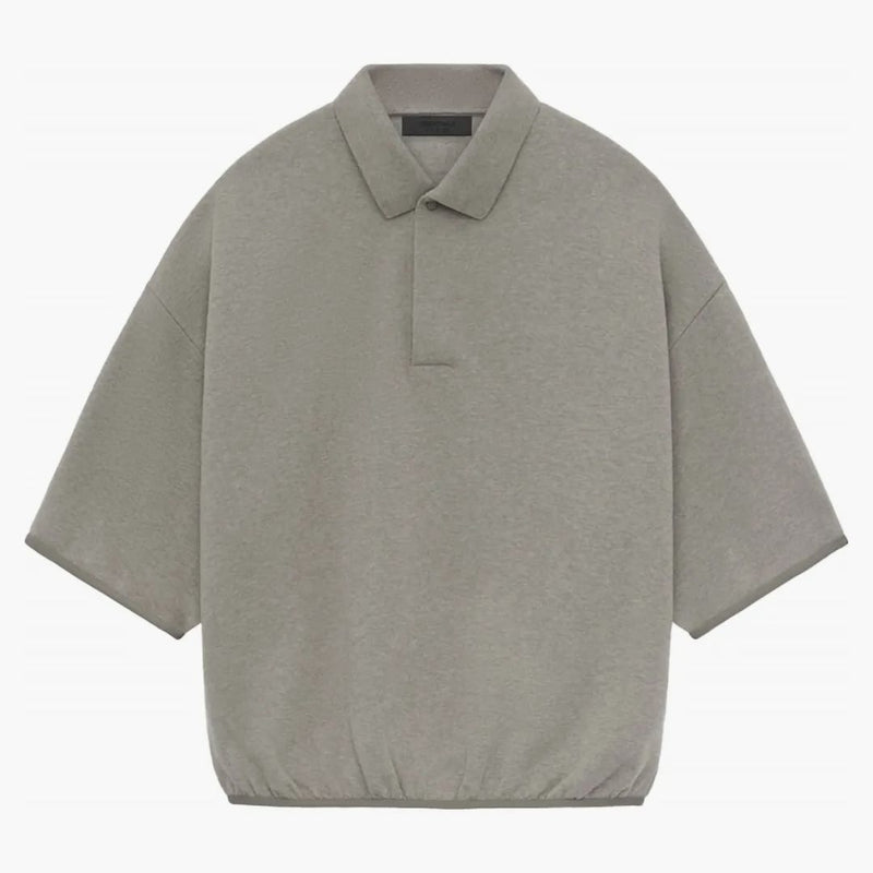 Rädsla för Gud Essentials Core Collection 3/4 Sleeve Polo Heather Grey