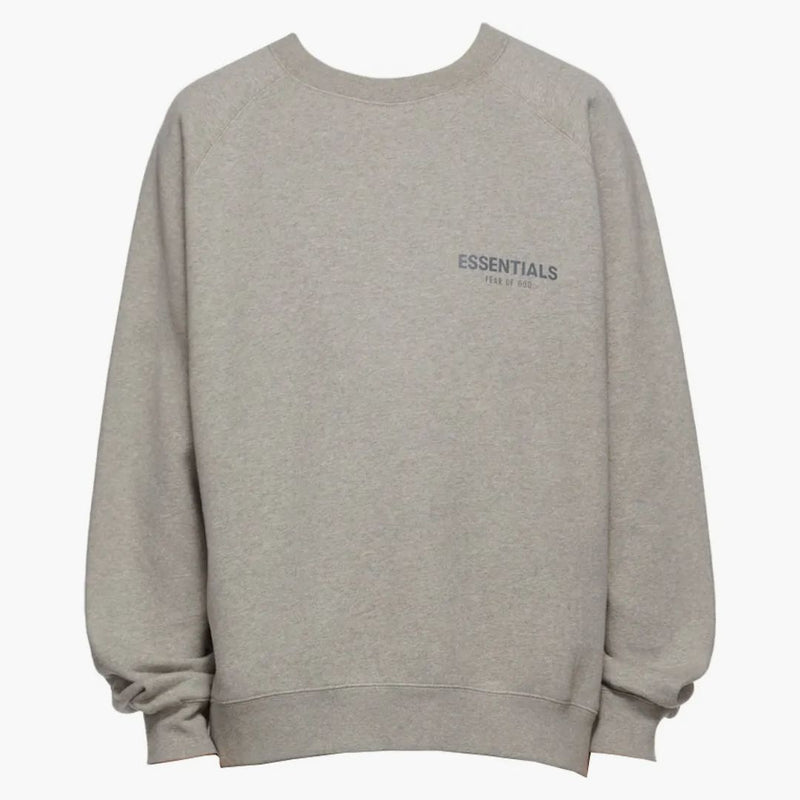 Paura di Dio Essentials Core Collection Crewneck Oatmeal di farina oscura