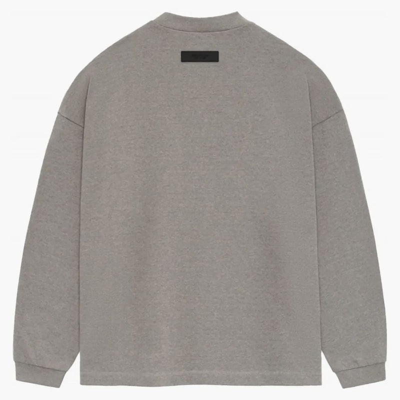 Fear Of God Essentials Core Collection Heavy L/s Tee Heather Grey