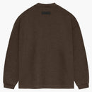 Fear of God Essentials Core Collection Heavy L/S Tea Heather Wood
