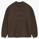 Fear of God Essentials Core Collection Heavy L/S Tea Heather Wood