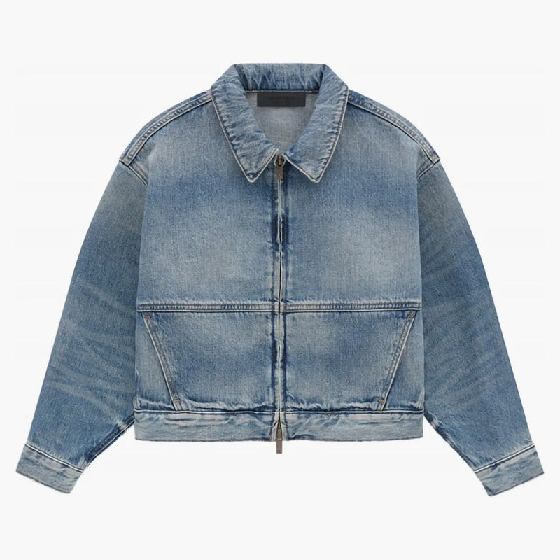 Fear Of God Essentials Core Collection Kids Denim Jacket Medium Wash