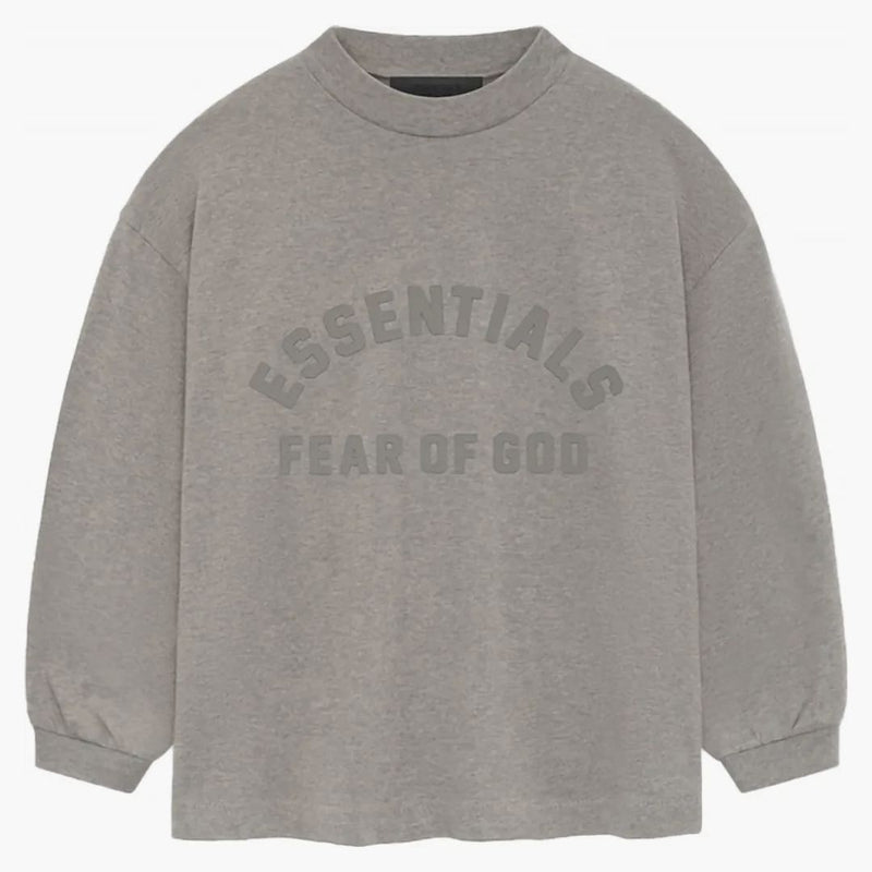 Fear Of God Essentials Core Collection Kids Essentials Core Collection L/s Tee Heather Grey