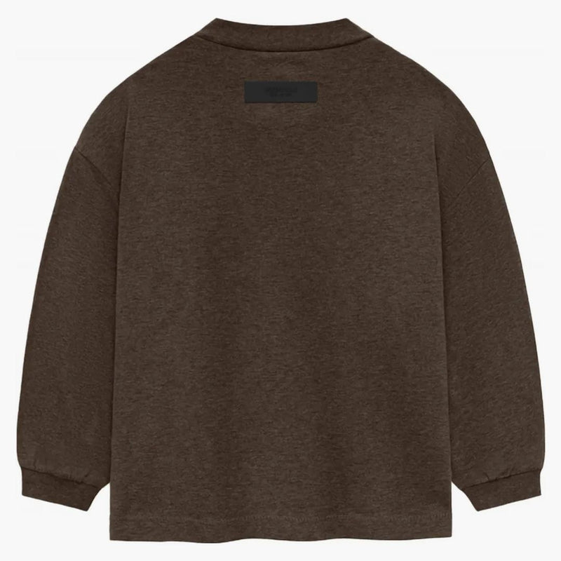 Fear of God Essentials Core Collection Kids Essentials Kolekcja l/s herbata herbaty drewno