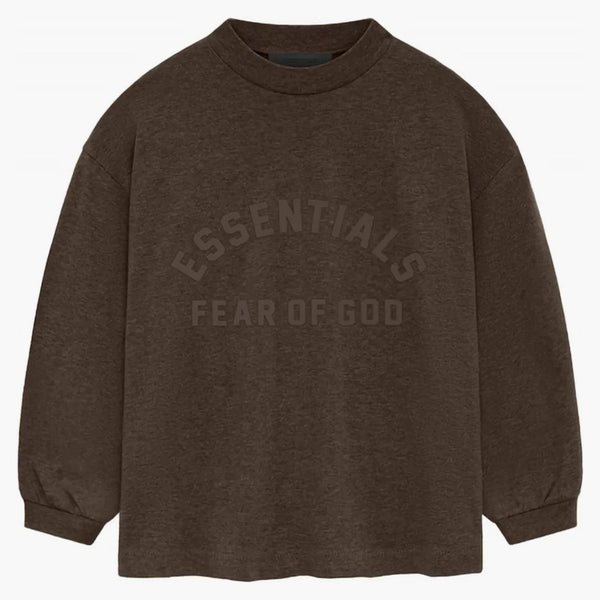 Raccolta Core di God Of God Essentials Kids Essentials Collezione Core L/S Tea Heather Wood