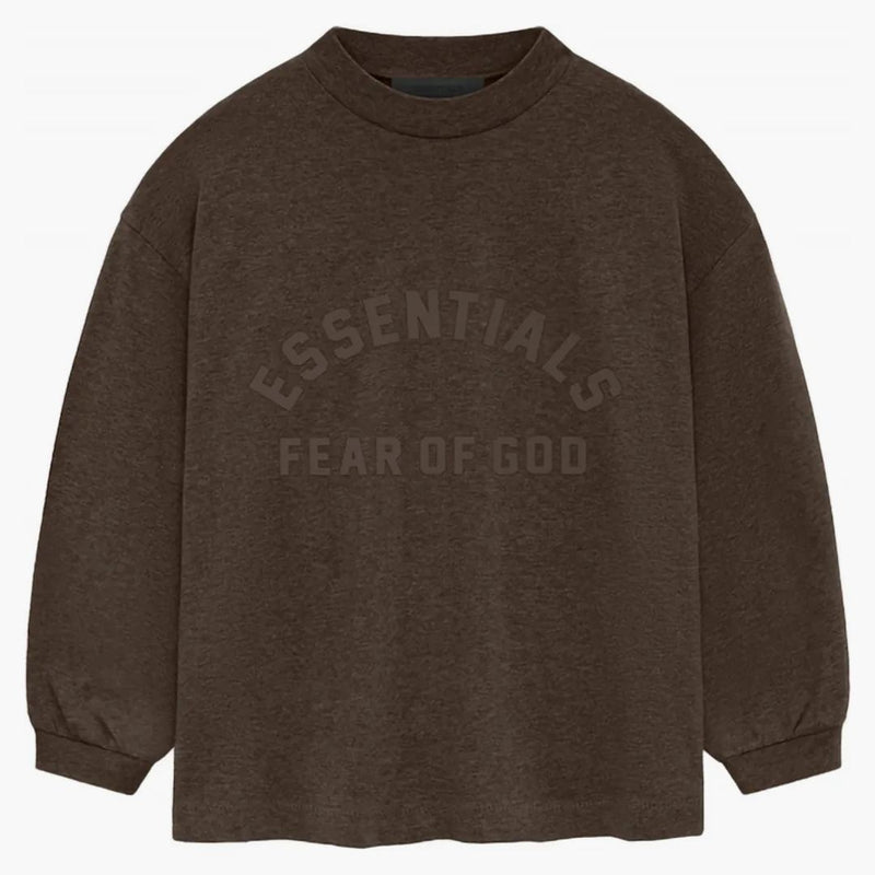 Fear of God Essentials Core Collection Kids Essentials Kolekcja l/s herbata herbaty drewno