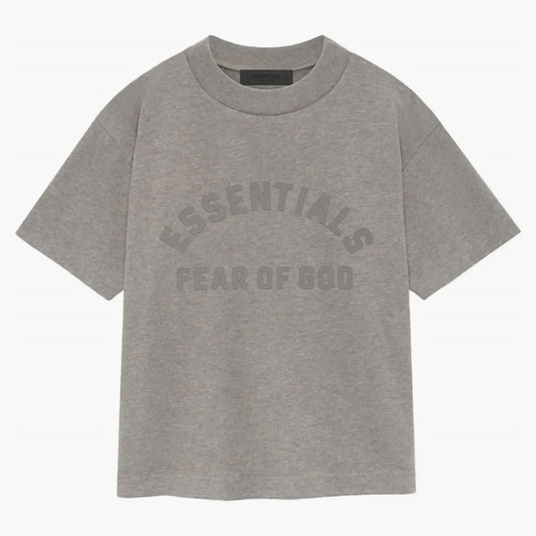 Collezione Core Essentials Fear of God Essentials Kids Essentials Collection S/S Tea Heather Grey