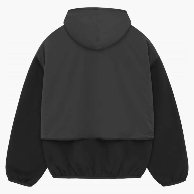 Feat di God Of God Essentials Collezione Core Nylon Felpa con cappuccio nero/ nero
