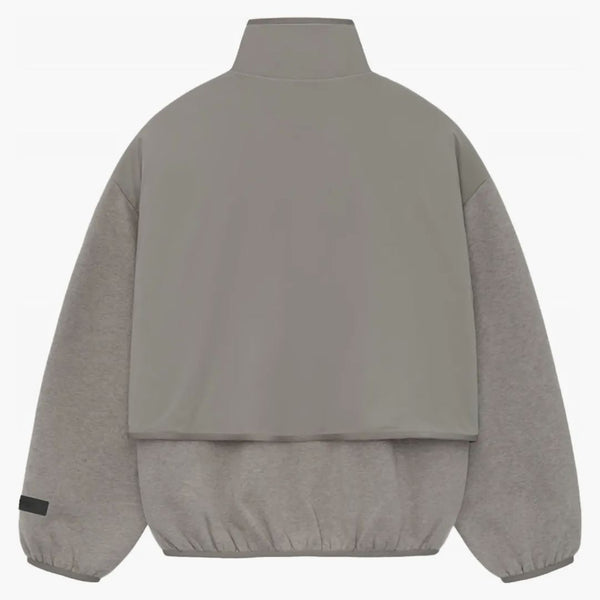 Paura di God Essentials Core Collection Nylon Fleece Mockneck Dust/Heather Grey