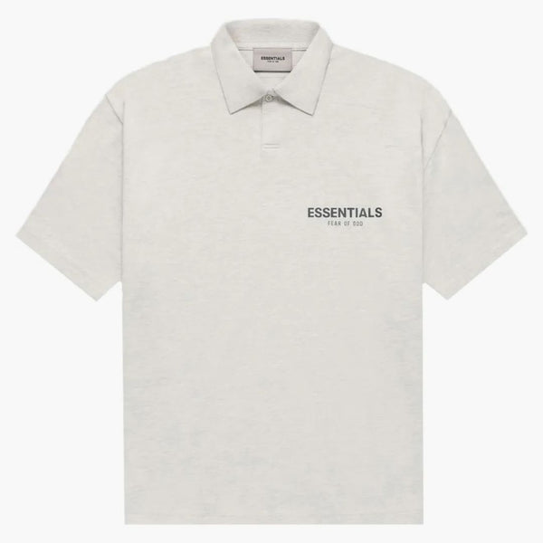 Fear of God Essentials Core Collection Polo Light Heather OaTMeal