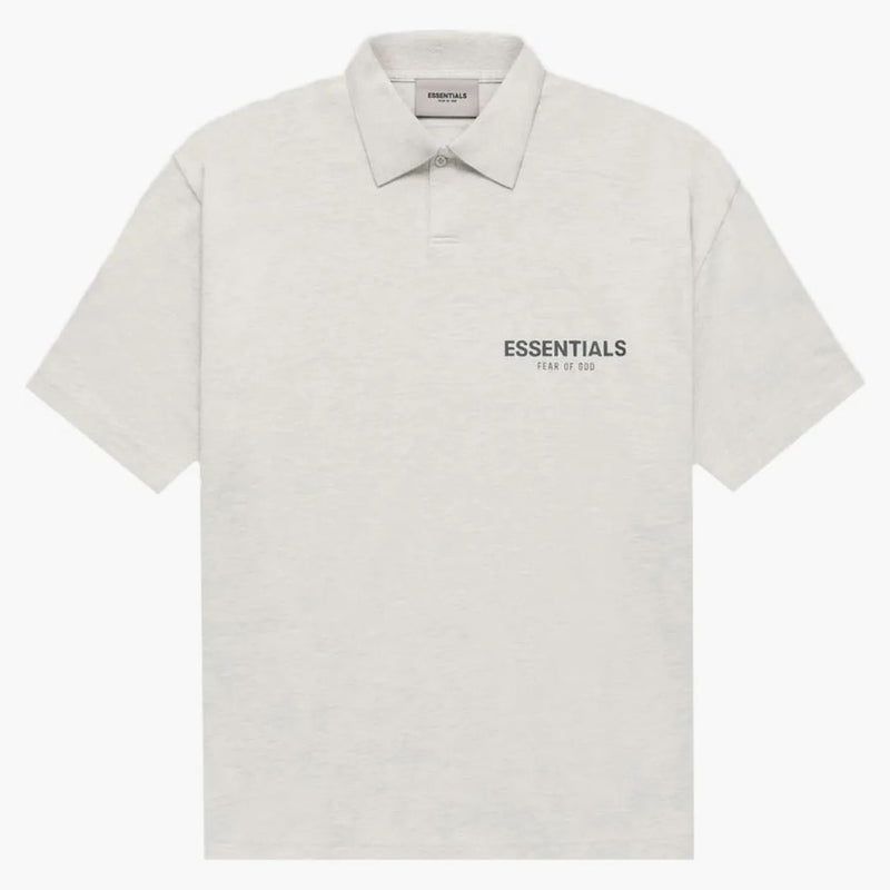 Fear of God Essentials Core Collection Polo Light Heather OaTMeal