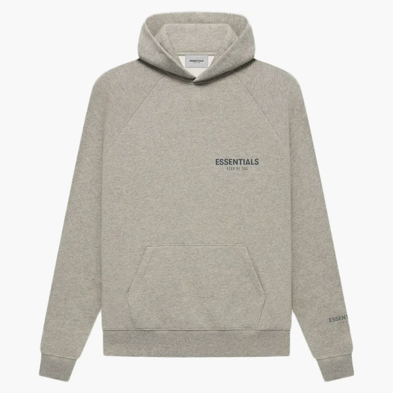 Rädsla för Gud Essentials Core Collection Pullover Hoodie Dark Heather Oatmeal