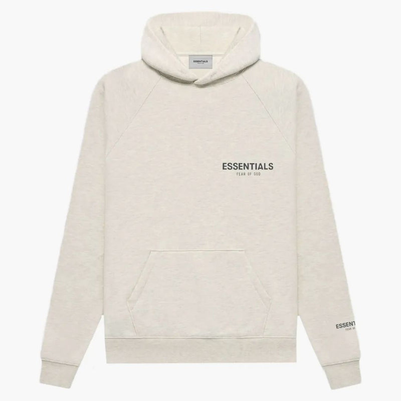 Fear Of God Essentials Core Collection Pullover Hoodie Light Heather Oatmeal