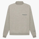 Fear of God Essentials Core Collection pullover Mockneck Dark Heather OaTMeal