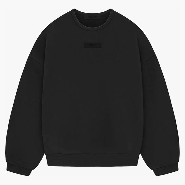 Fear Of God Essentials Crewneck Sweatshirt (ss24) Jet Black