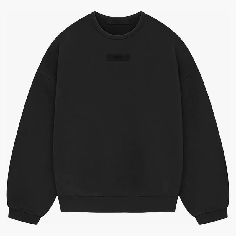 Fear Of God Essentials Crewneck Sweatshirt (ss24) Jet Black
