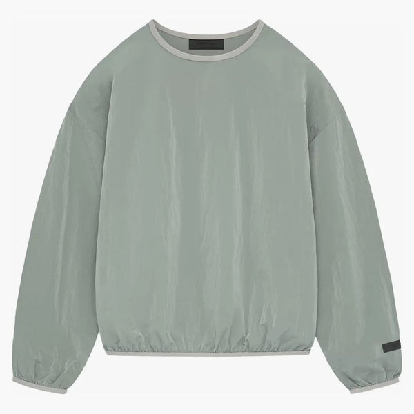 Paura di Dio Essentials Crinkle Nylon Pullover Crewneck Seal