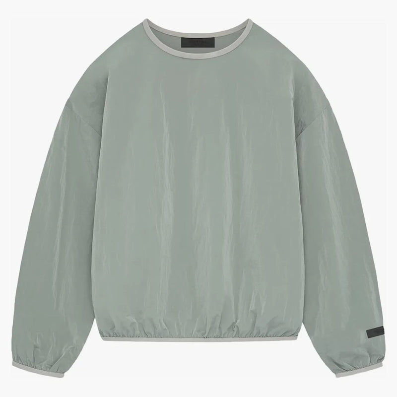 Paura di Dio Essentials Crinkle Nylon Pullover Crewneck Seal