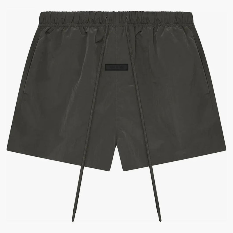 Strach przed Bogu Essentials Zagnieciwy nylon biegający krótki atrament