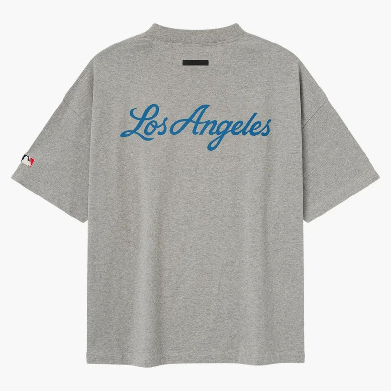 Fear Of God Essentials Dodgers 90's Tee Concrete Heather