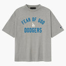 Fear Of God Essentials Dodgers 90's Tee Concrete Heather