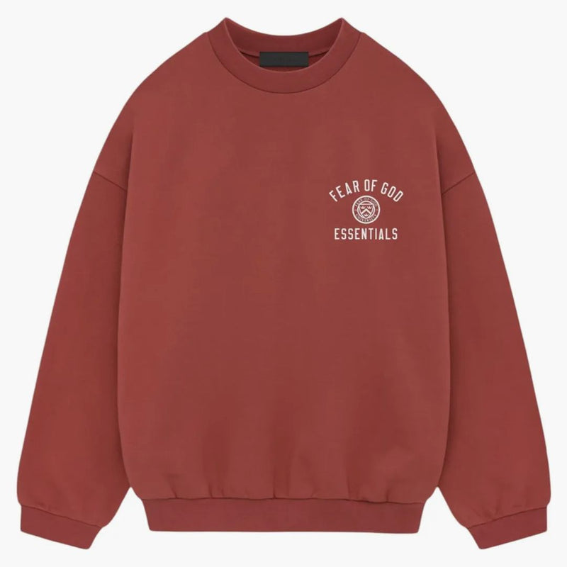 Paura di God Essentials Fleece Crewneck Crimson