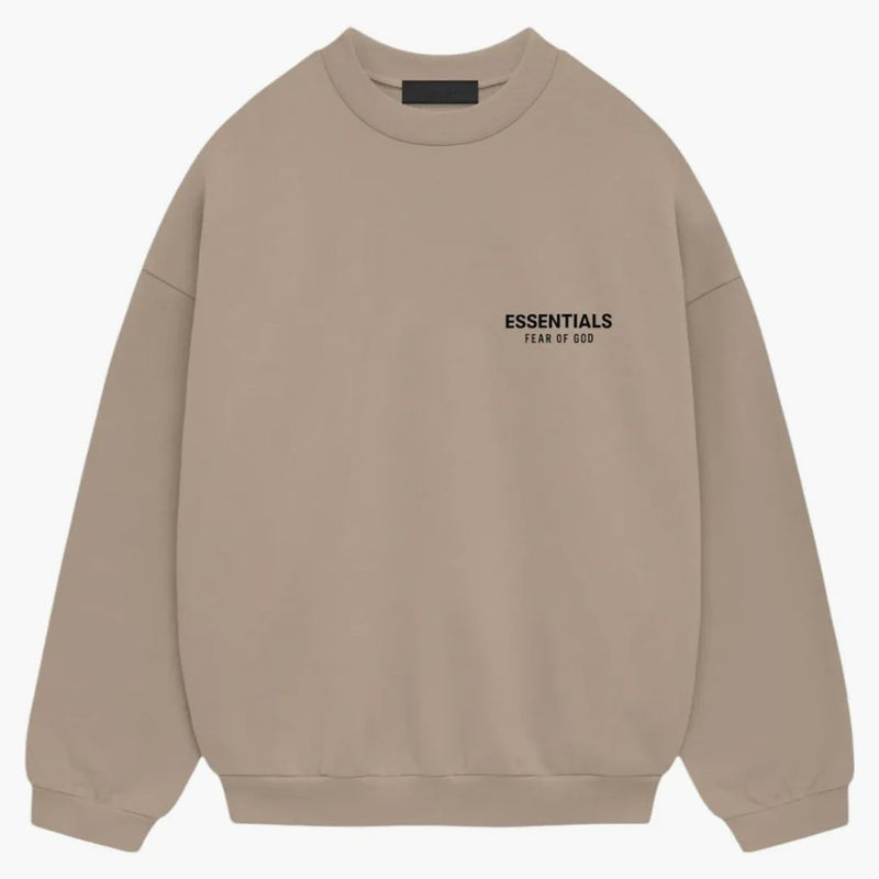 Fear Of God Essentials Fleece Crewneck Desert Sand