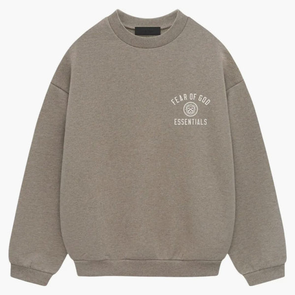 Fear Of God Essentials Fleece Crewneck Heather Gray