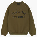 Fear Of God Essentials Fleece Crewneck Olive