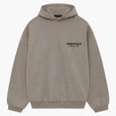 Fear Of God Essentials Fleece Hoodie (fw24) Heather Gray