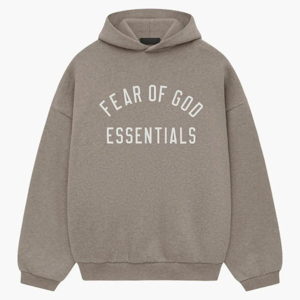 Paure of God Essentials Fleece Hoodie Heather Grey