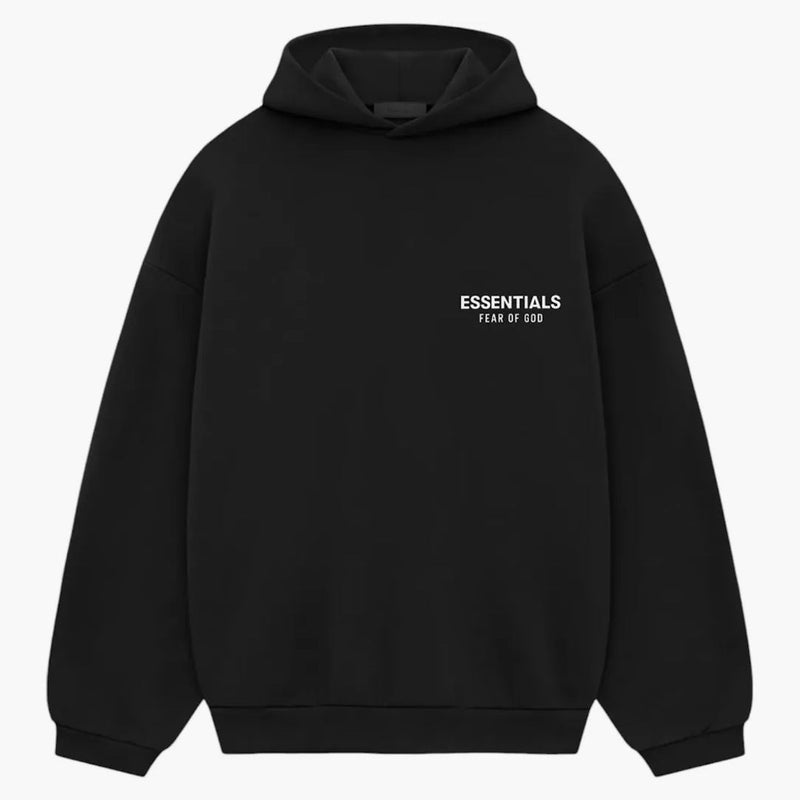 Fear Of God Essentials Fleece Hoodie (ss25) Black