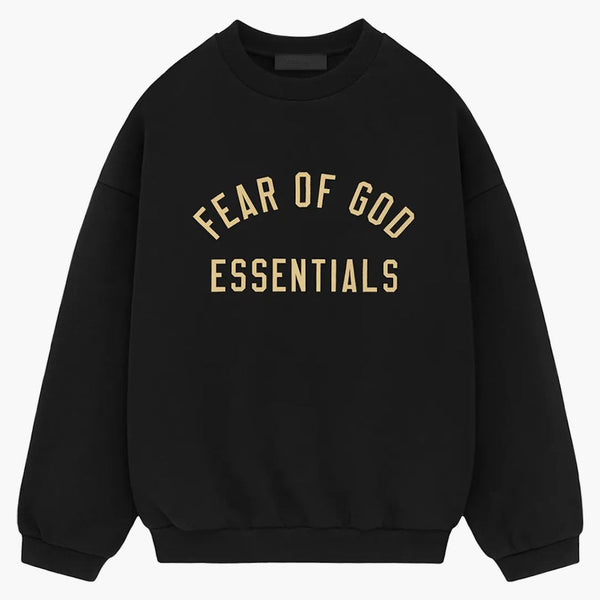 Fear Of God Essentials Fleece Ii Crewneck Black