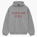 Fear Of God Essentials Fleece State Hoodie Dark Heather