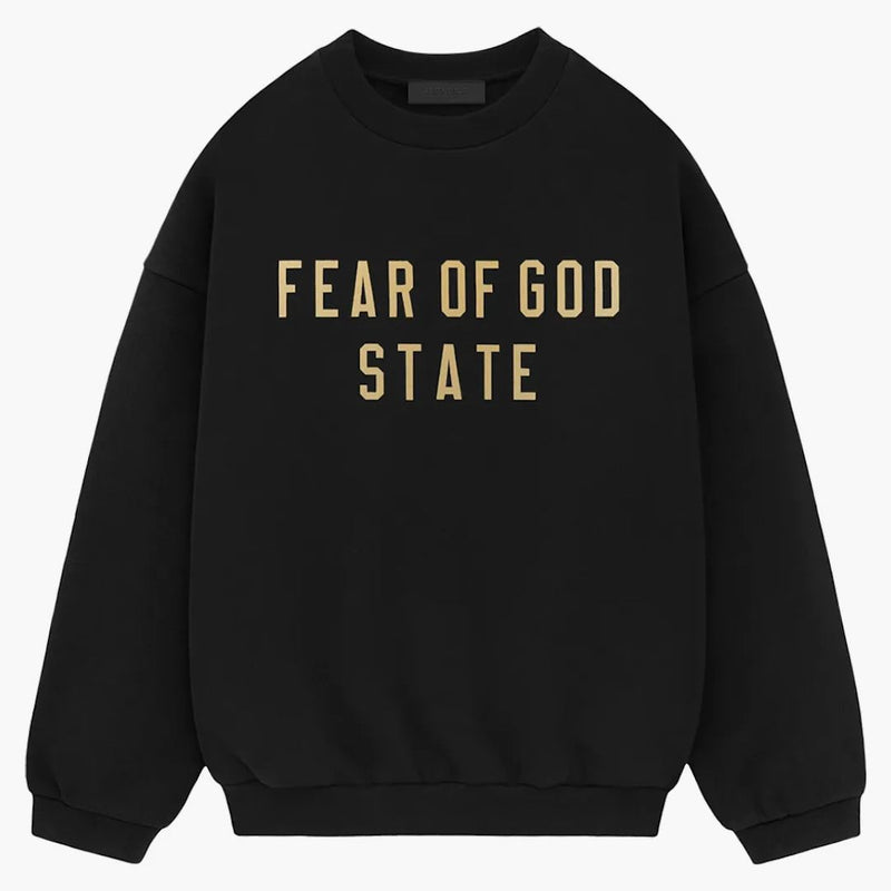 Fear Of God Essentials Fleece Iii Crewneck Black