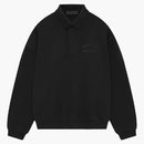 Fear Of God Essentials Fleece Polo Black