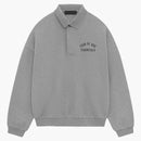 Fear Of God Essentials Fleece Polo Dark Heather
