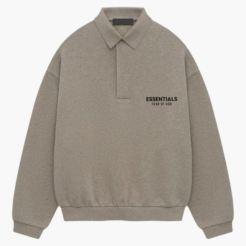 Strach z Boha Essentials Fleece Polo Heather Grey
