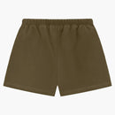 Fear of God Essentials Fleecer Soccer Short Olive