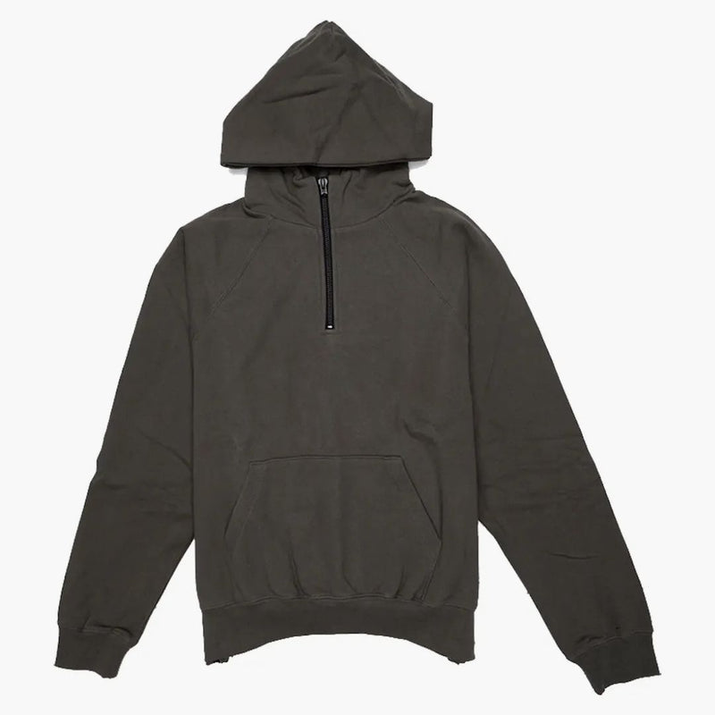 Paura di God Fog Essentials Half Hood con cappuccio Pullover Major Brown