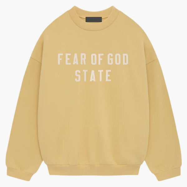 Paura di Dio Essentials Heavy Fleece CreWneck Amber