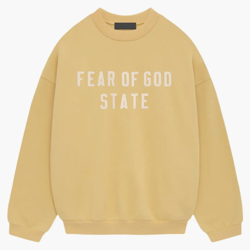 Paura di Dio Essentials Heavy Fleece CreWneck Amber